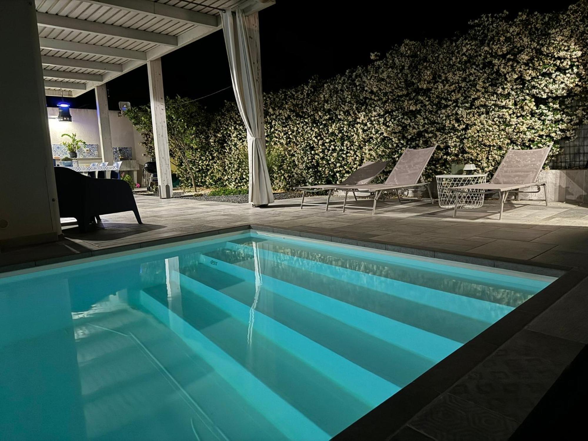 Villa Atena Baia Cornino クストナーチ エクステリア 写真